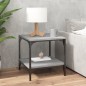 vidaXL Mesa auxiliar de madera contrachapada gris Sonoma 40x40x40 cm vidaXL Mesa auxiliar de madera contrachapada gris Sonoma 40x40x40 cm