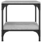 vidaXL Mesa auxiliar de madera contrachapada gris Sonoma 40x40x40 cm vidaXL Mesa auxiliar de madera contrachapada gris Sonoma 40x40x40 cm