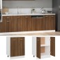 vidaXL Armario de horno madera ingeniería roble ahumado 60x46x81,5 cm vidaXL Armario de horno madera ingeniería roble ahumado 60x46x81,5 cm