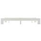 vidaXL Estructura de cama de madera maciza de pino blanco 140x200 cm vidaXL Estructura de cama de madera maciza de pino blanco 140x200 cm