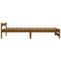 vidaXL Estructura de cama madera maciza pino marrón miel 100x200 cm vidaXL Estructura de cama madera maciza pino marrón miel 100x200 cm