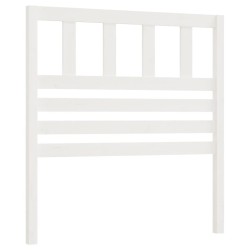 vidaXL Cabecero de cama madera maciza de pino blanco 96x4x100 cm