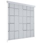 vidaXL Persiana enrollable de ducha cuadrados 100x240 cm