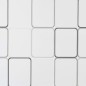 vidaXL Persiana enrollable de ducha cuadrados 100x240 cm