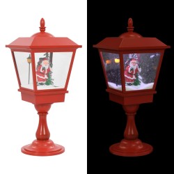 vidaXL Farol de Navidad con base Papá Noel y LED 64 cm