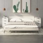 vidaXL Mesitas de noche 2 uds color blanco brillante 40x36x65 cm vidaXL Mesitas de noche 2 uds color blanco brillante 40x36x65 cm