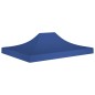 vidaXL Techo de carpa para celebraciones azul 4x3 m 270 g/m²