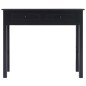 vidaXL Mesa consola de madera negra 90x30x77 cm vidaXL Mesa consola de madera negra 90x30x77 cm