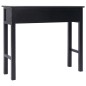 vidaXL Mesa consola de madera negra 90x30x77 cm vidaXL Mesa consola de madera negra 90x30x77 cm