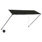 vidaXL Toldo retráctil con LED gris antracita 300x150 cm vidaXL Toldo retráctil con LED gris antracita 300x150 cm
