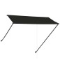 vidaXL Toldo retráctil con LED gris antracita 300x150 cm vidaXL Toldo retráctil con LED gris antracita 300x150 cm