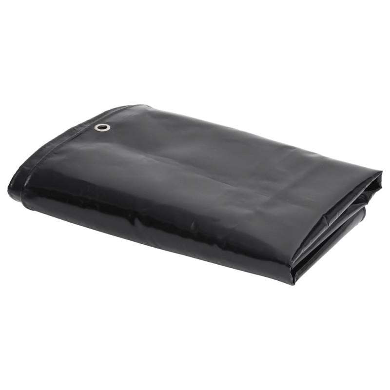vidaXL Lona 650 g/m² 6x8 m negro vidaXL Lona 650 g/m² 6x8 m negro