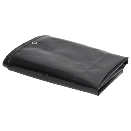 vidaXL Lona 650 g/m² 6x8 m negro