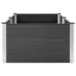 vidaXL Arriate de WPC gris 250x100x54 cm