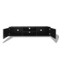 vidaXL Mueble de TV negro brillo 140x40,5x35 cm vidaXL Mueble de TV negro brillo 140x40,5x35 cm