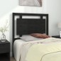 vidaXL Cabecero de cama madera maciza de pino negro 95,5x4x100 cm vidaXL Cabecero de cama madera maciza de pino negro 95,5x4x100 cm