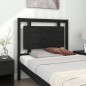 vidaXL Cabecero de cama madera maciza de pino negro 95,5x4x100 cm vidaXL Cabecero de cama madera maciza de pino negro 95,5x4x100 cm