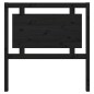 vidaXL Cabecero de cama madera maciza de pino negro 95,5x4x100 cm vidaXL Cabecero de cama madera maciza de pino negro 95,5x4x100 cm