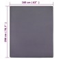 vidaXL Sábanas bajeras jersey 2 uds algodón gris antracita 160x200 cm vidaXL Sábanas bajeras jersey 2 uds algodón gris antracita 160x200 cm