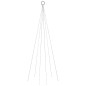 vidaXL Árbol de Navidad en asta de bandera 108 LED blanco cálido 180cm vidaXL Árbol de Navidad en asta de bandera 108 LED blanco cálido 180cm