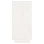 vidaXL Aparador de madera maciza de pino blanco 60x34x75 cm vidaXL Aparador de madera maciza de pino blanco 60x34x75 cm