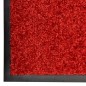 vidaXL Felpudo lavable rojo 60x180 cm vidaXL Felpudo lavable rojo 60x180 cm
