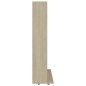 vidaXL Estantería para CD contrachapada color roble 102x23x89,5 cm vidaXL Estantería para CD contrachapada color roble 102x23x89,5 cm