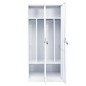 vidaXL Armario de acero blanco 80x50x180 cm vidaXL Armario de acero blanco 80x50x180 cm