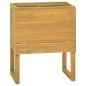 vidaXL Armario de baño madera maciza de teca 60x45x75 cm