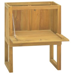 vidaXL Armario de baño madera maciza de teca 60x45x75 cm
