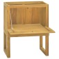 vidaXL Armario de baño madera maciza de teca 60x45x75 cm