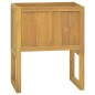 vidaXL Armario de baño madera maciza de teca 60x45x75 cm