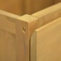 vidaXL Armario de baño madera maciza de teca 60x45x75 cm
