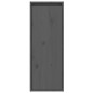 vidaXL Armarios de pared 2 uds madera maciza de pino gris 30x30x80 cm vidaXL Armarios de pared 2 uds madera maciza de pino gris 30x30x80 cm