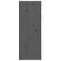 vidaXL Armarios de pared 2 uds madera maciza de pino gris 30x30x80 cm vidaXL Armarios de pared 2 uds madera maciza de pino gris 30x30x80 cm