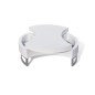 vidaXL Mesa de centro moderna y ajustable negra con brillo vidaXL Mesa de centro moderna y ajustable negra con brillo