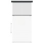 vidaXL Toldo lateral de balcón color crema 145x250 cm