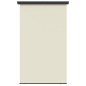 vidaXL Toldo lateral de balcón color crema 145x250 cm