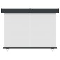vidaXL Toldo lateral de balcón color crema 145x250 cm