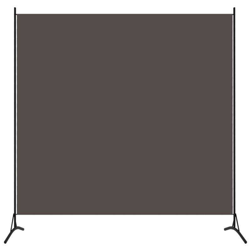 vidaXL Biombo divisor de 1 panel gris antracita 175x180 cm vidaXL Biombo divisor de 1 panel gris antracita 175x180 cm