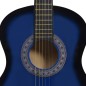 vidaXL Guitarra clásica para principiantes y niños azul 3/4 36" vidaXL Guitarra clásica para principiantes y niños azul 3/4 36"