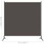 vidaXL Biombo divisor de 1 panel gris antracita 175x180 cm vidaXL Biombo divisor de 1 panel gris antracita 175x180 cm