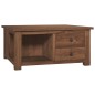 vidaXL Mesa de centro de madera de teca maciza 68x68x33 cm vidaXL Mesa de centro de madera de teca maciza 68x68x33 cm