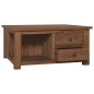 vidaXL Mesa de centro de madera de teca maciza 68x68x33 cm vidaXL Mesa de centro de madera de teca maciza 68x68x33 cm