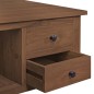 vidaXL Mesa de centro de madera de teca maciza 68x68x33 cm vidaXL Mesa de centro de madera de teca maciza 68x68x33 cm