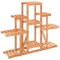 vidaXL Soporte para flores madera maciza abeto 110x25x96 cm vidaXL Soporte para flores madera maciza abeto 110x25x96 cm