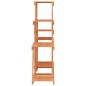 vidaXL Soporte para flores madera maciza abeto 110x25x96 cm vidaXL Soporte para flores madera maciza abeto 110x25x96 cm