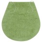 vidaXL Conjunto de alfombrillas de baño de tela 3 piezas verde vidaXL Conjunto de alfombrillas de baño de tela 3 piezas verde