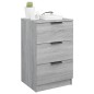 vidaXL Mesitas de noche 2 unidades color gris Sonoma 40x36x65 cm vidaXL Mesitas de noche 2 unidades color gris Sonoma 40x36x65 cm