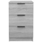 vidaXL Mesitas de noche 2 unidades color gris Sonoma 40x36x65 cm vidaXL Mesitas de noche 2 unidades color gris Sonoma 40x36x65 cm